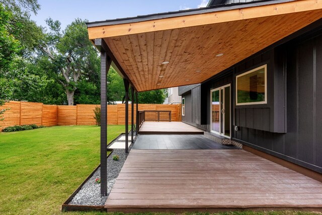 2716 Gettysburg Dr, Austin, TX 78745 - view of wooden terrace