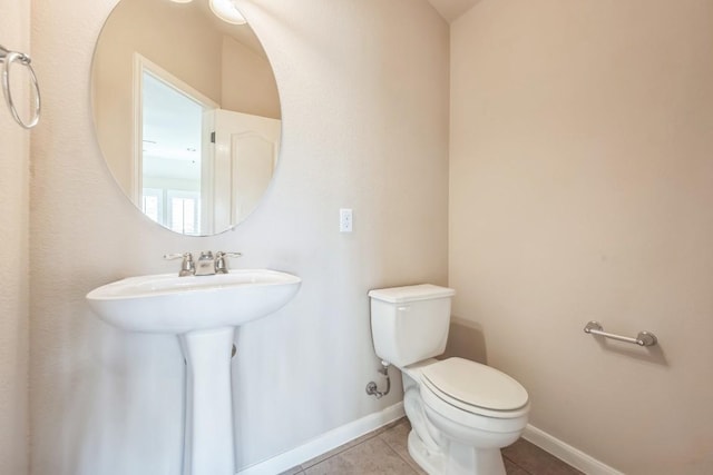 20125 Chayton Cir, Pflugerville, TX 78660 - half bath with tile patterned floors and toilet