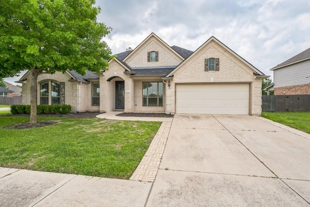 20125 Chayton Cir, Pflugerville, TX 78660 - view of front facade featuring brick siding, driveway, and roof with shingles