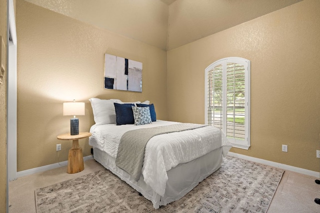 11 Meadow Run, Round Rock, TX 78664 - bedroom featuring baseboards and vaulted ceiling