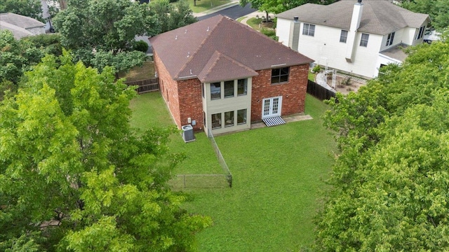 1222 Minerva St, Austin, TX 78753 - view from above of property