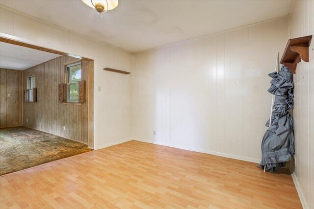 4412 Briar Cliff Rd, Temple, TX 76502 - unfurnished room featuring wood finished floors and wood walls