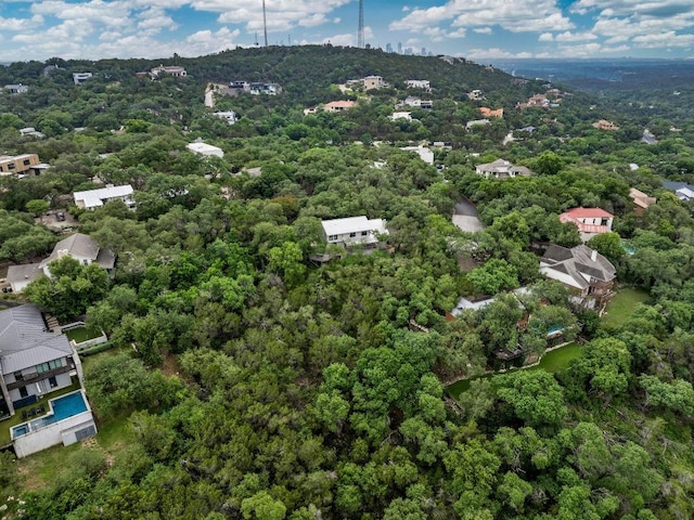 2009 S Oak Canyon Rd, Austin, TX 78746 - drone / aerial view of a heavily wooded area