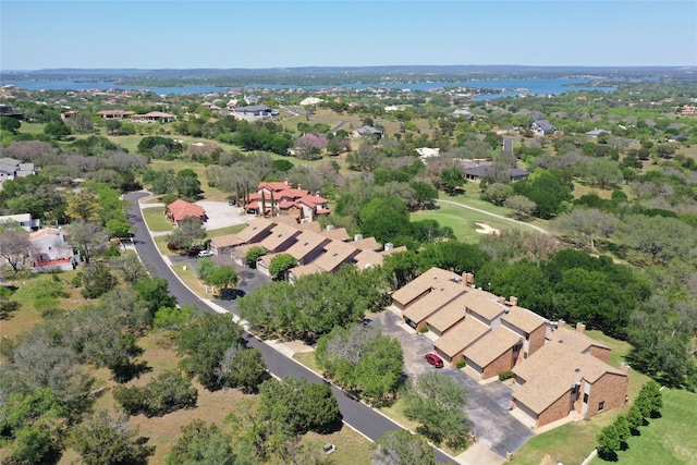 107 Lachite Unit 6, Horseshoe Bay, TX 78657 - aerial view of property's location with nearby suburban area