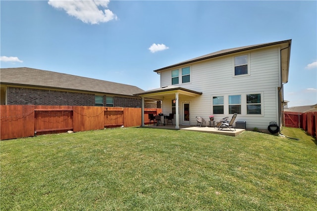 109 Red Cedar Ct, Georgetown, TX 78628 - rear view of house with a patio