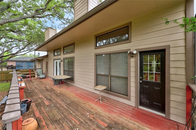 612 Tumlinson Fort Dr, Leander, TX 78641 - view of wooden terrace