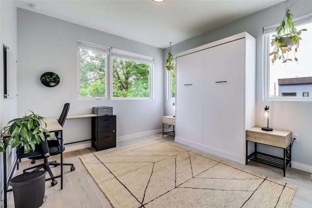 2108 Tillery St Unit 2105, Austin, TX 78723 - office with light wood-style floors and baseboards