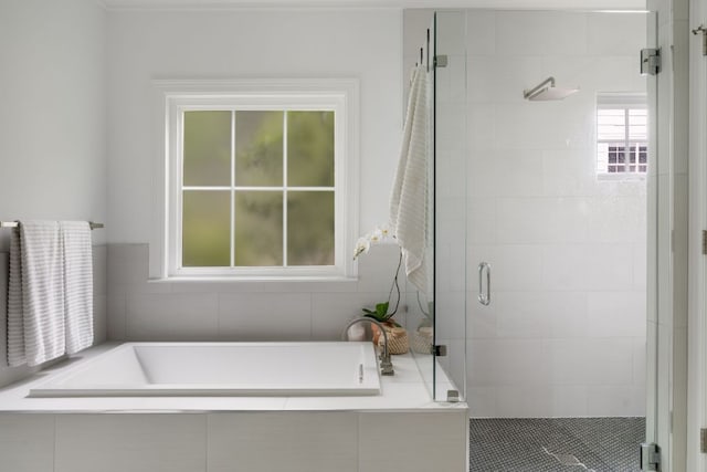 1711 Mohle Dr, Austin, TX 78703 - bathroom featuring a shower stall and a bath