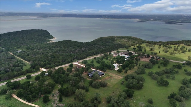 8341 Brewer Ln, Salado, TX 76571 - aerial view of property and surrounding area featuring a large body of water