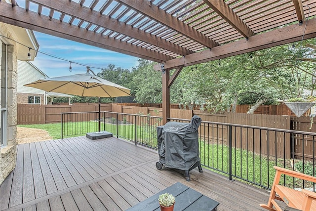 8002 Magic Mountain Cv, Round Rock, TX 78681 - deck with a pergola