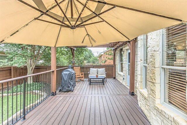 8002 Magic Mountain Cv, Round Rock, TX 78681 - view of wooden deck