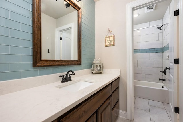 2015 Th Jones Mill Way, Salado, TX 76571 - full bath with vanity, washtub / shower combination, tile patterned flooring, and baseboards