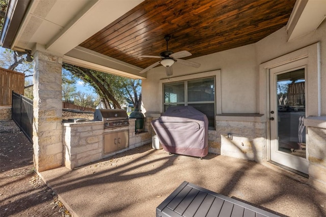 2015 Th Jones Mill Way, Salado, TX 76571 - view of patio featuring ceiling fan