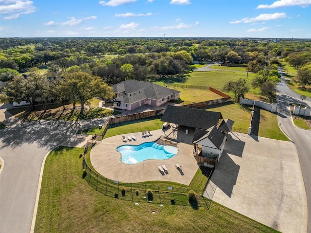 2015 Th Jones Mill Way, Salado, TX 76571 - aerial view of property and surrounding area featuring a pool