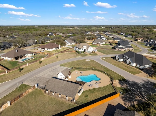 2015 Th Jones Mill Way, Salado, TX 76571 - aerial perspective of suburban area featuring a pool area