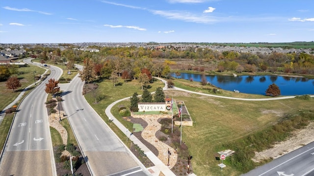 3227 Drago Dr, Round Rock, TX 78665 - aerial overview of property's location featuring a nearby body of water and a tree filled landscape