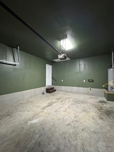 5511 Toledo Farm, San Antonio, TX 78222 - below grade area featuring a garage and gas water heater