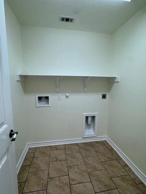 5511 Toledo Farm, San Antonio, TX 78222 - laundry room with washer hookup, hookup for an electric dryer, baseboards, and gas dryer hookup