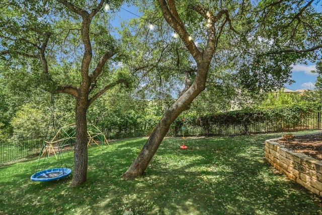 11316 Woodland Hills Trl, Austin, TX 78732 - view of yard with a playground