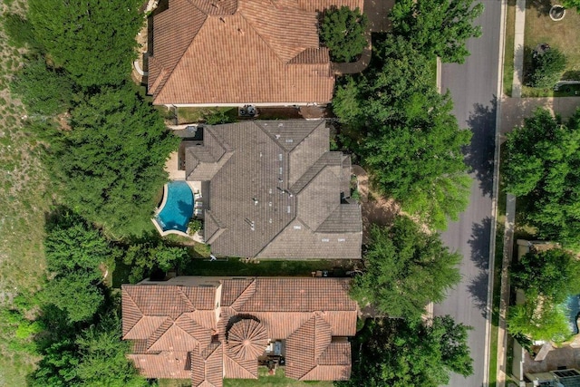 11316 Woodland Hills Trl, Austin, TX 78732 - drone / aerial view of a pool