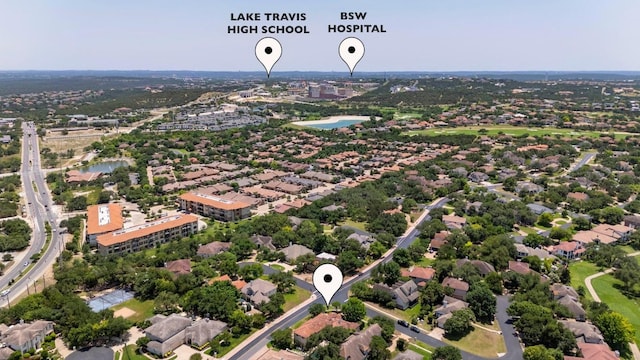 7 Sunview Rd, The Hills, TX 78738 - drone / aerial view of a large body of water