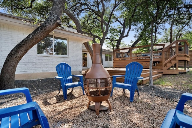 902 Acorn Oaks Dr, Austin, TX 78745 - view of playground featuring a wooden deck
