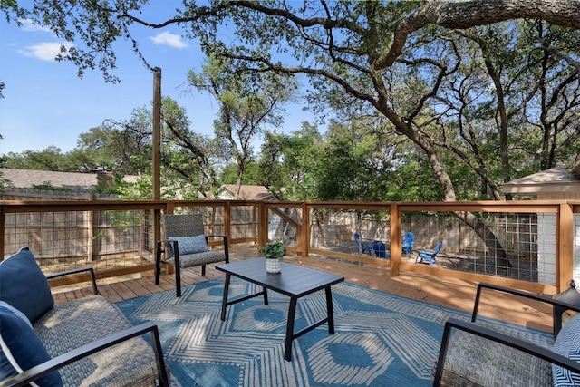 902 Acorn Oaks Dr, Austin, TX 78745 - deck with outdoor lounge area