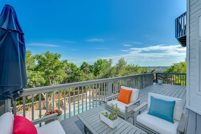 5801 Fox Chapel Dr, Austin, TX 78746 - deck with outdoor dining space
