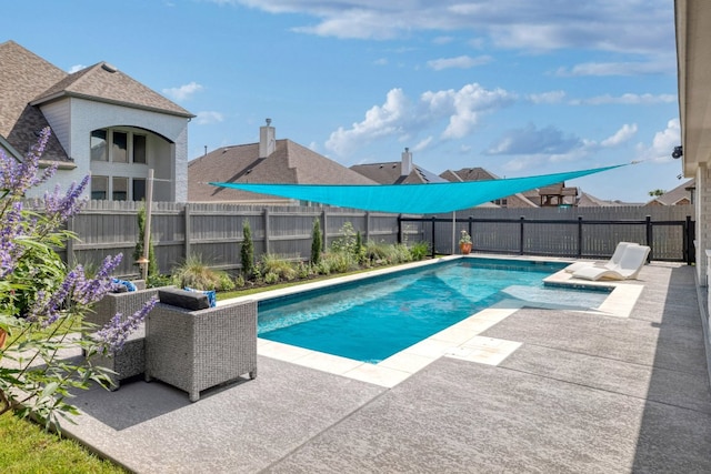 132 Lockhart Dr, Liberty Hill, TX 78642 - view of pool featuring a patio area and a fenced backyard