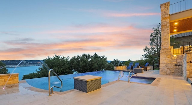 1353 Osprey Ridge Loop, Lago Vista, TX 78645 - swimming pool with a patio area