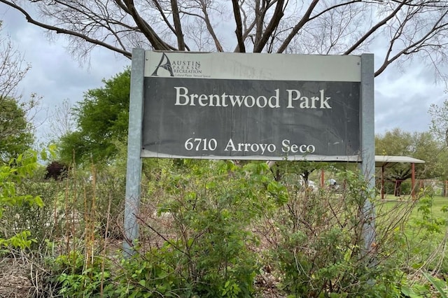 1500 Justin Ln Unit 2, Austin, TX 78757 - view of community / neighborhood sign