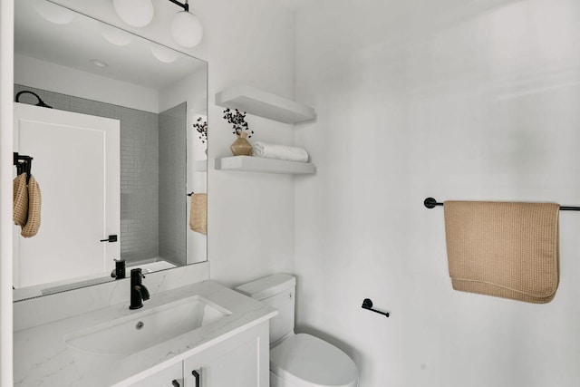 2209 Woodland Ave Unit 301, Austin, TX 78741 - bathroom with vanity and toilet