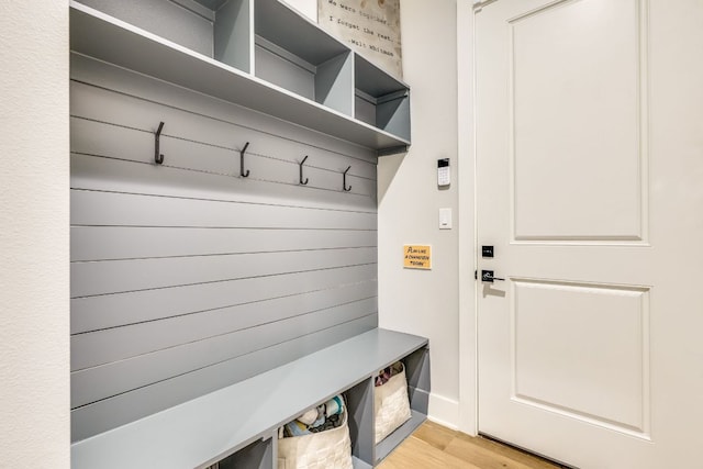 5904 Hudson Bend Rd, Austin, TX 78734 - mudroom with light wood-style floors and baseboards