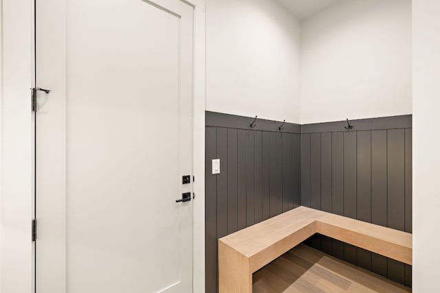 5615 Shoalwood Ave, Austin, TX 78756 - mudroom with wood finished floors