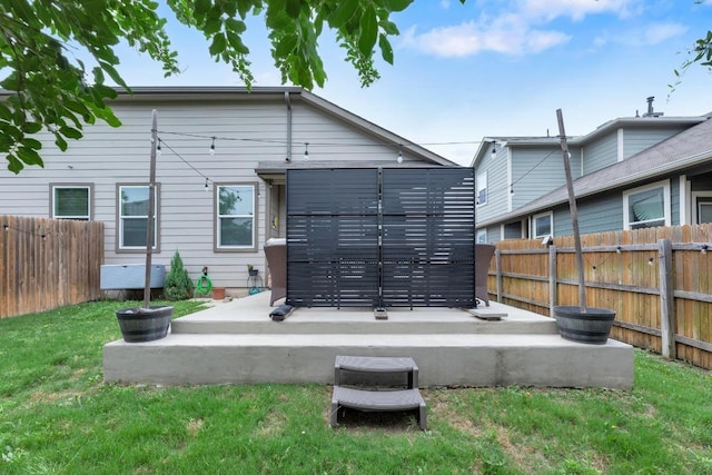14411 Frankel Loop Unit 32B, Pflugerville, TX 78660 - rear view of property with a fenced backyard and a patio area