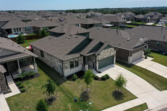 520 Elm Green St, Hutto, TX 78634 - aerial view of residential area