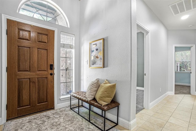 114 Mcbride Ln, Cedar Park, TX 78613 - entryway with baseboards and light tile patterned floors