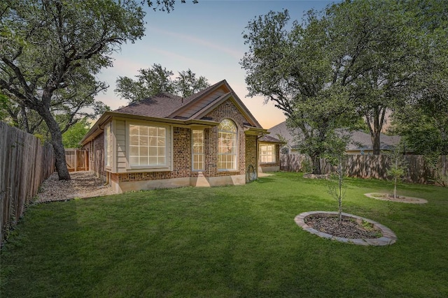 6411 Abilene Trl, Austin, TX 78749 - ranch-style home featuring brick siding and a fenced backyard