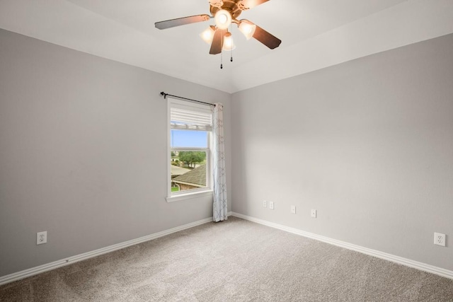 3505 Winding Shore Ln, Pflugerville, TX 78660 - empty room with ceiling fan, carpet floors, and baseboards