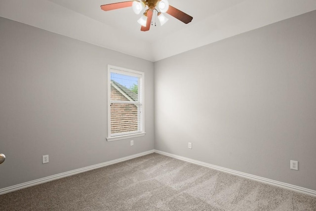 3505 Winding Shore Ln, Pflugerville, TX 78660 - carpeted empty room featuring ceiling fan and baseboards