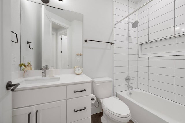 2935 Moss St Unit 1, Austin, TX 78722 - full bathroom featuring vanity, toilet, and bathing tub / shower combination