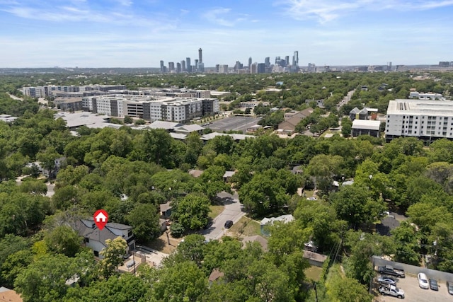 2935 Moss St Unit 1, Austin, TX 78722 - drone / aerial view of skyline