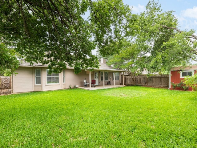 2424 Emmett Pkwy, Austin, TX 78728 - view of yard featuring a patio area