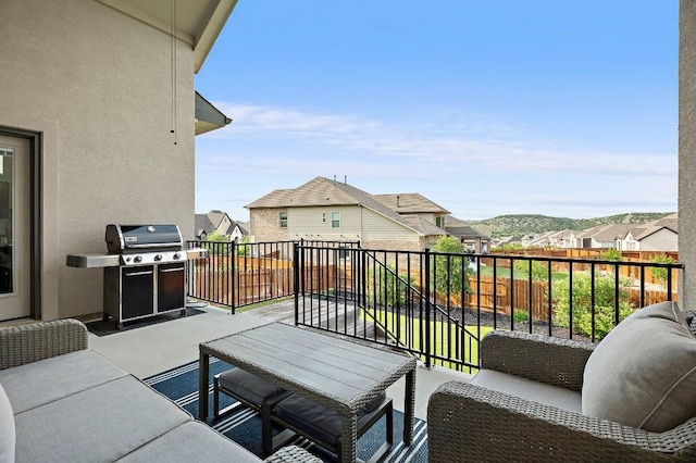 17720 Cain Clearing Pass, Austin, TX 78738 - fenced backyard with grilling area and a residential view