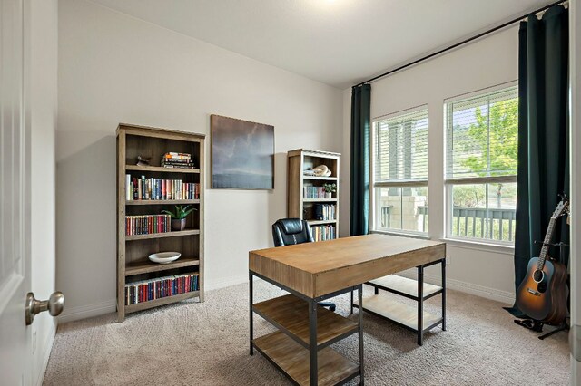17720 Cain Clearing Pass, Austin, TX 78738 - carpeted home office with plenty of natural light
