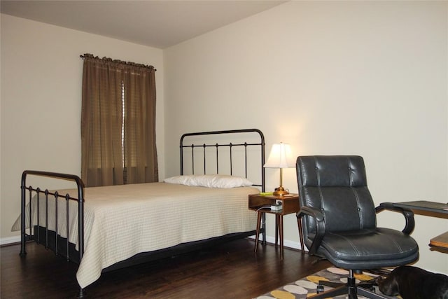 3707 Tall Cedars Rd, Cedar Park, TX 78613 - bedroom featuring wood finished floors and an office area