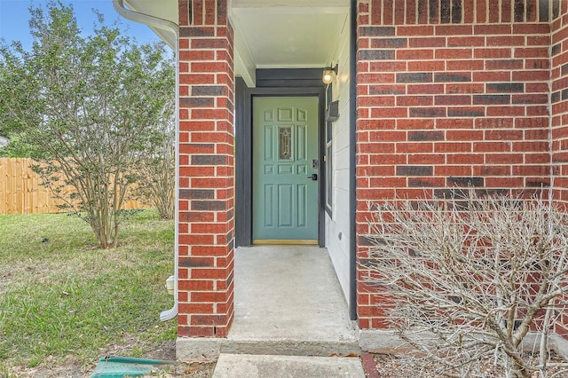 12404 Campana Dr, Del Valle, TX 78617 - property entrance with brick siding