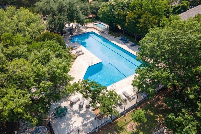509 Oak Park Dr, Round Rock, TX 78681 - community pool featuring a patio area
