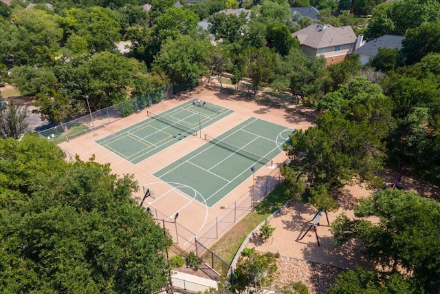 509 Oak Park Dr, Round Rock, TX 78681 - view of tennis court