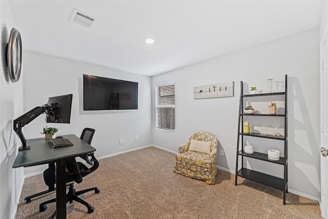 1003 Ascari Ct, Hutto, TX 78634 - carpeted office space featuring baseboards